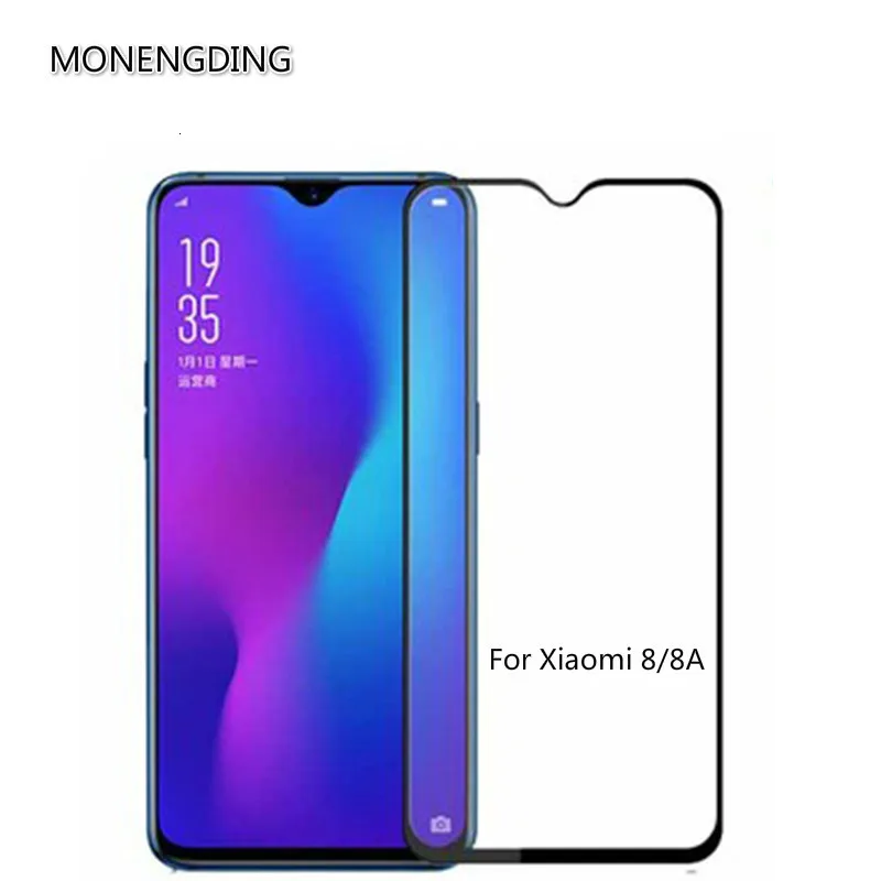 3D полное клеевое Покрытие Закаленное стекло для Xiaomi Redmi 8 Защита экрана 8A 9H