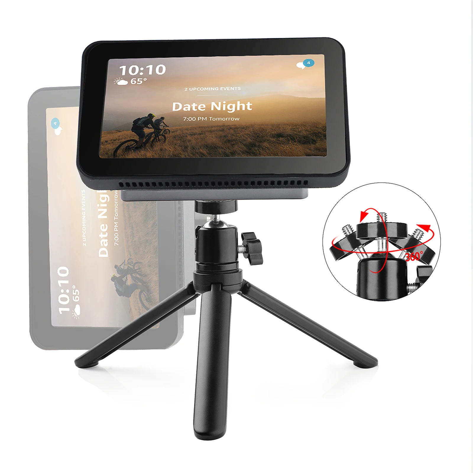

universal Speaker tripod stand laptop floor stand height bracket DVD Player floor holder holding your for Echo Show 5/8 speaker