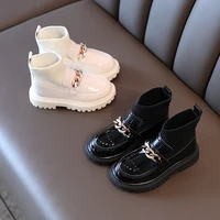 girls leather boots rhinestone flying woven stitching princess boots kids leather soft sole boots new shoes chic casual sweet