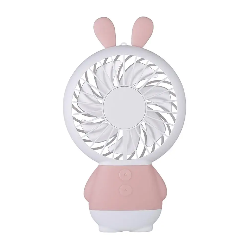 

Portable Handheld Mini Cartoon Rabbit Hand Fan Pocket Small Fan Pink Rabbit Rechargeable Fan Computer & Office Handheld Fan