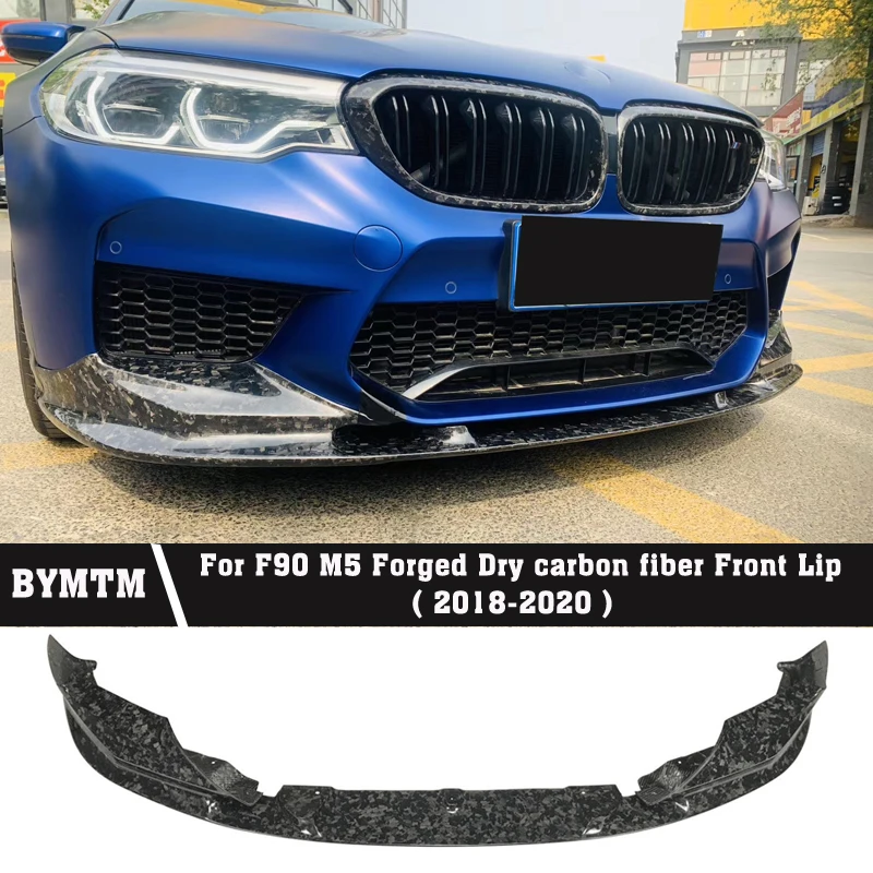 

3D-Style Forged Dry carbon fiber Bumper Front lip For BMW F90 M5