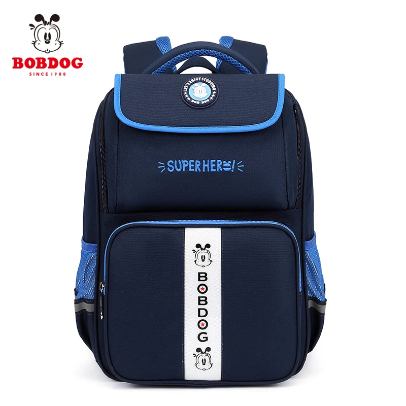 

Детский ортопедический рюкзак BOBDOG, водонепроницаемая школьная сумка для мальчиков, 2021