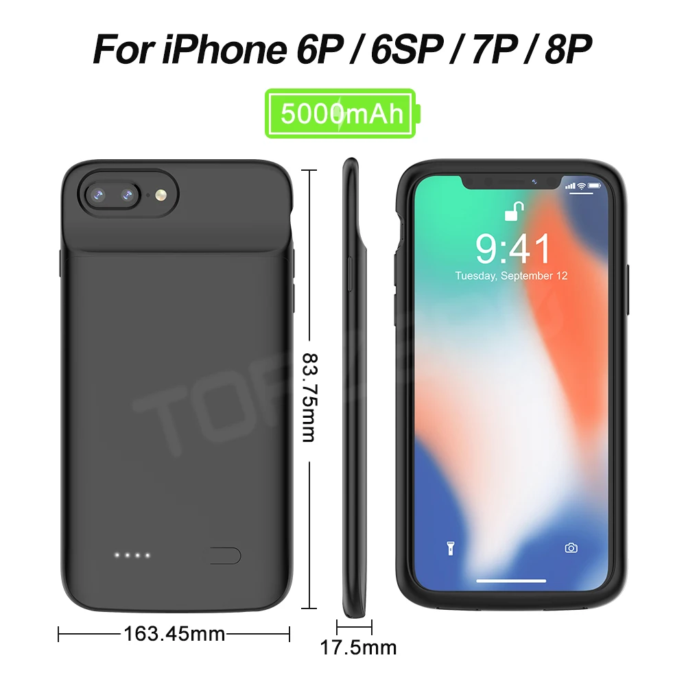 Зарядное устройство чехол для iPhone 5 5S SE 6 6S 7 8 Plus X XS XR XS MAX 11 Pro MAX Универсальное портативное зарядное устройство чехол