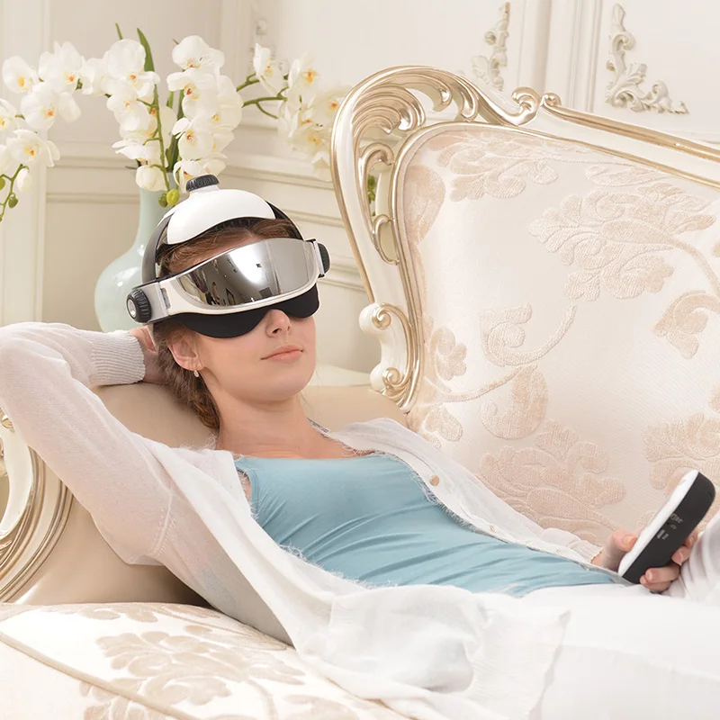 Электрический массажер для головы и шеи инфракрасное нагревание вибрация