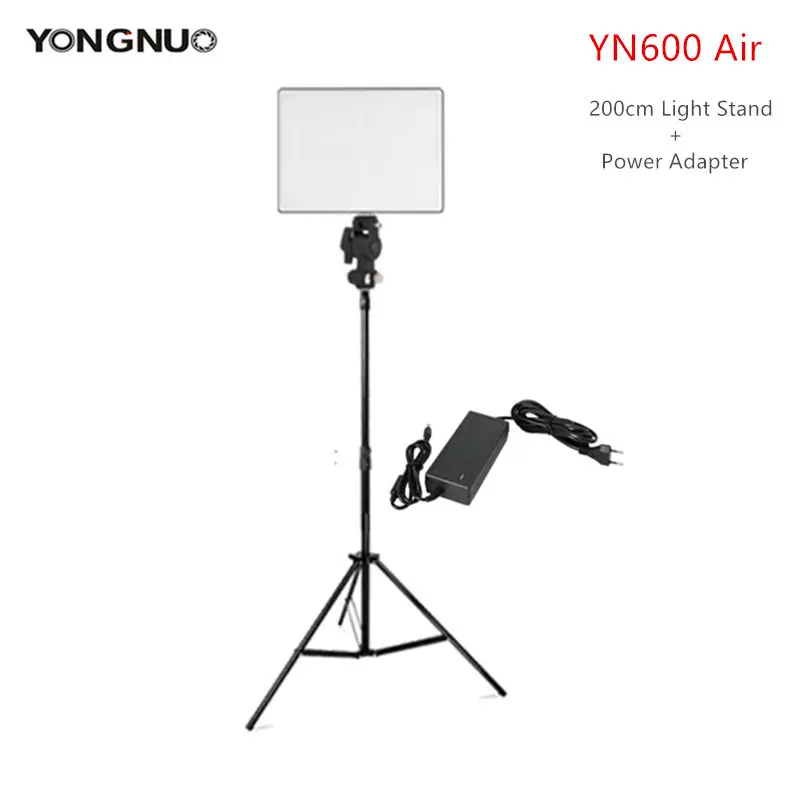 Светодиодный светильник YONGNUO YN600 Air для фотостудии регулируемая яркость 3200K 5500K/5500K