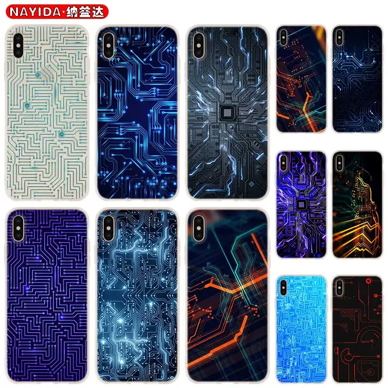 Мягкий чехол для iPhone 12 11 Pro X XS Max XR 6 7 8 G Plus SE 2020 5 S крышка печатной платы|Бамперы| |