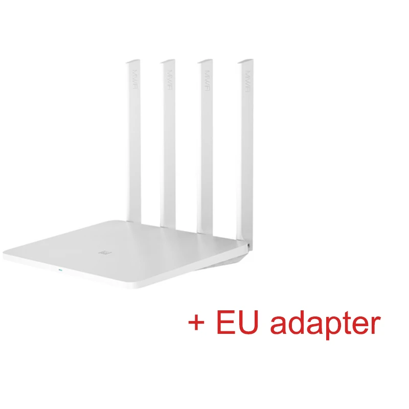 Add EU adapter Xiao mi Wi-Fi роутер 3g 1167 Мбит/с 2,4 ГГц 5 ГГц двухдиапазонный 128 МБ rom Wi-Fi 802.11ac четыре мощных антенны с высоким коэффициентом усиления - Цвет: Add EU adapter