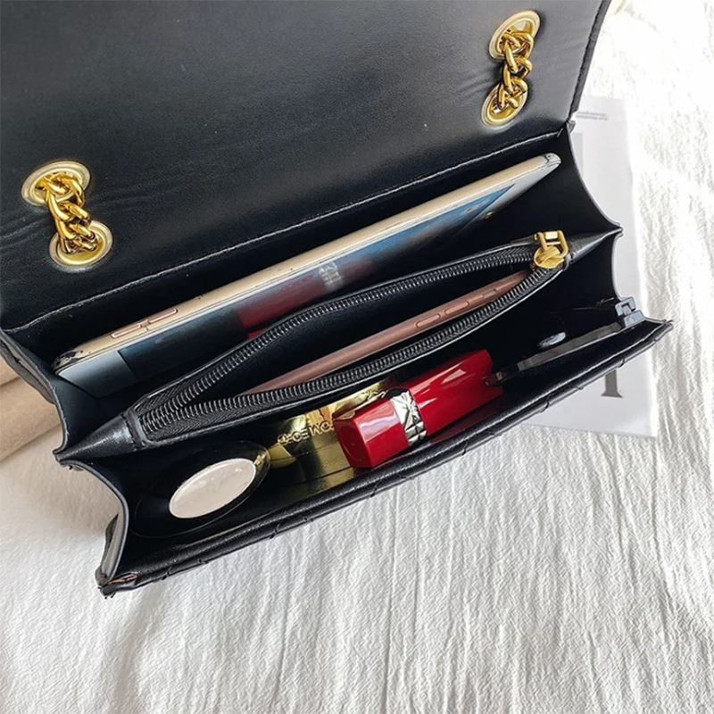 

New Women's Luxury Designer Shoulder Bag for Women 2021 New Crossbody Handbags Trending Hand Bag Rhombus PU Leather bag