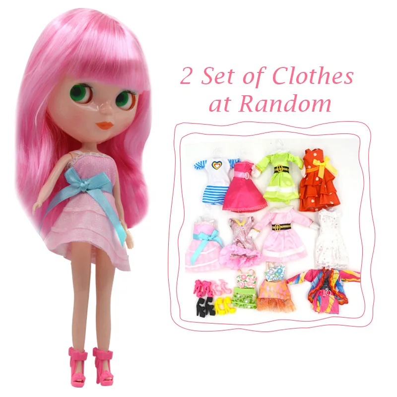B3-Outfit Neo Blyth кукла NBL Заказная блестящее лицо, 1/6 BJD шарнирная кукла Ob24 кукла Blyth для девочки, игрушки для детей NBL08 - Цвет: B3-Outfit
