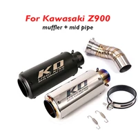 slip on z900 motorcycle exhaust muffler escape connection link tube pipe exhaust system for kawasaki z900