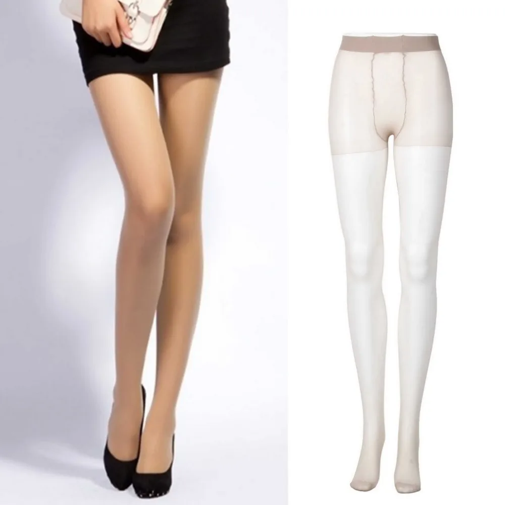 Ультра тонкие сексуальные мягкие женские прозрачные колготки цветные шелковые