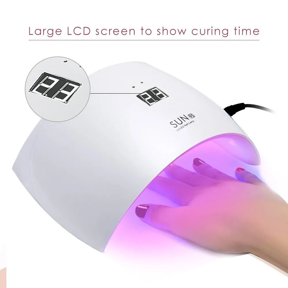 New Arrival UV Nail Lamp Gel Lacquer Dryer Gel Polish Curing Light Sun UV Manicure Lamps LED Nail Art Lamp