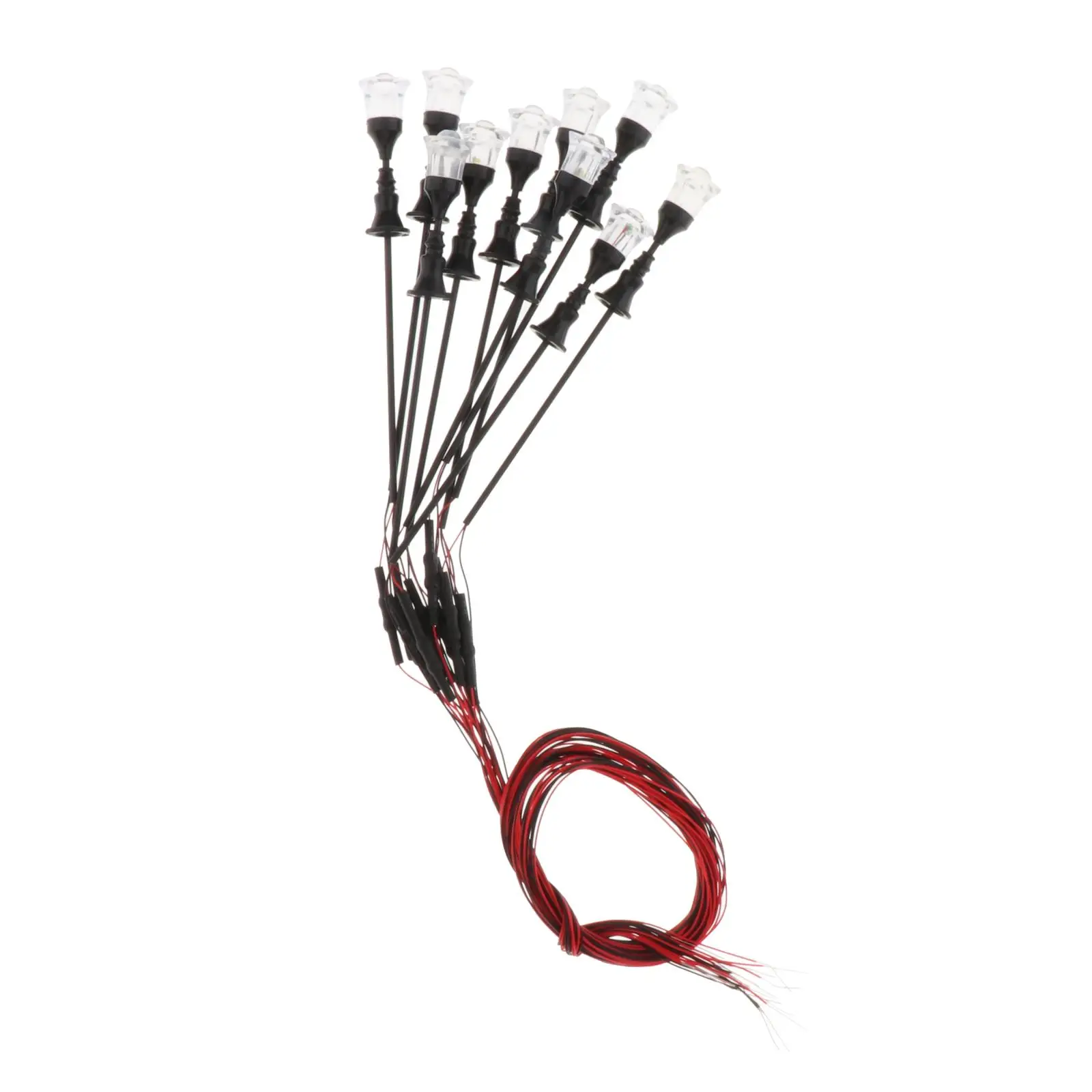 

10PCS 1: 100-1: 150 150 Caliber 12V Garden Railroad Street Light