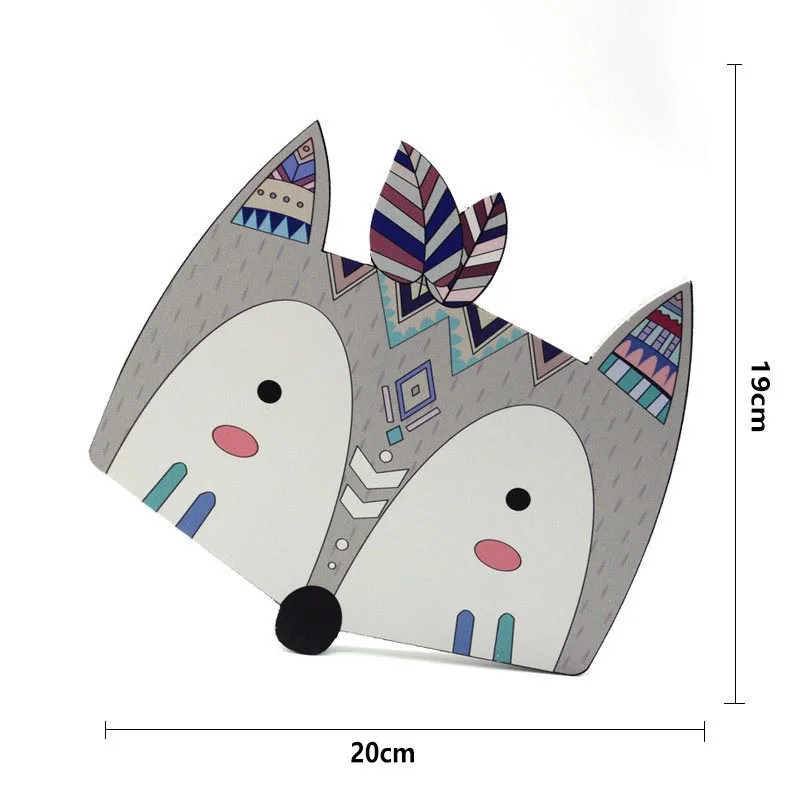 Настенные стикеры в скандинавском стиле с милыми мультяшными стикерами из