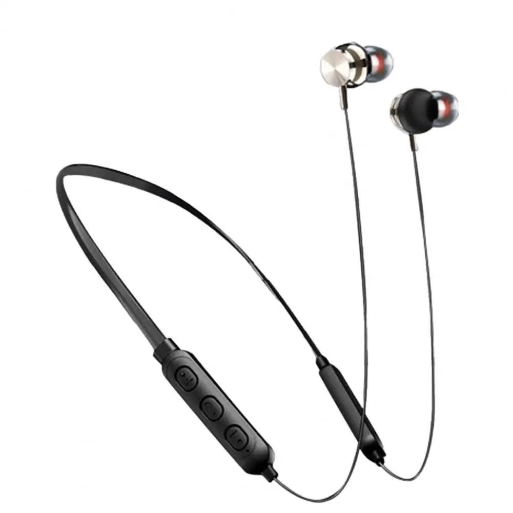 

Bluetooth-совместимые Беспроводные спортивные наушники для спортзала, музыкальные наушники, стереонаушники с басами, гарнитура с микрофоном, б...