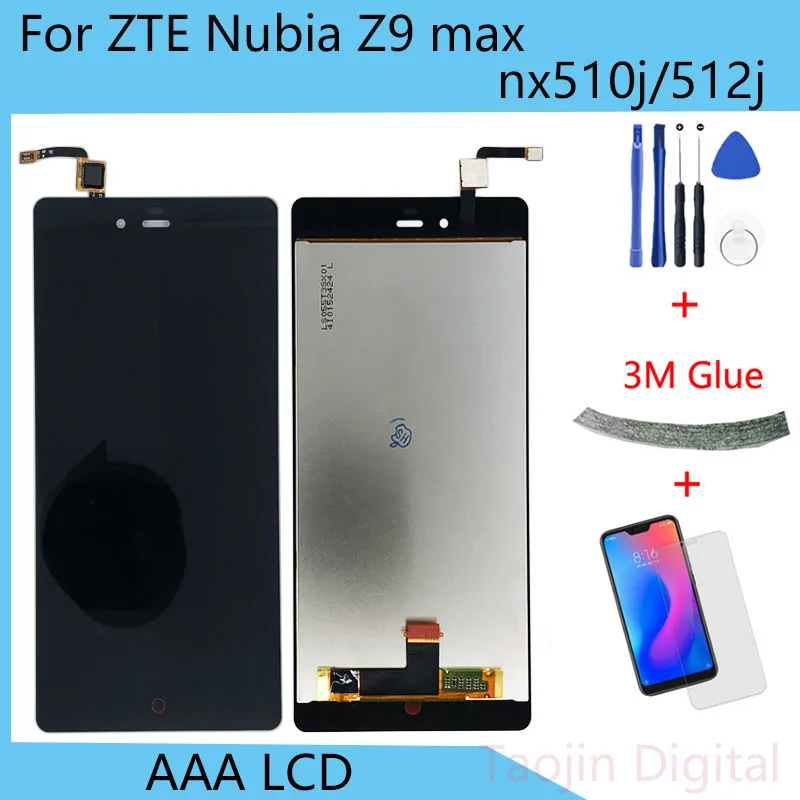 Сенсорный экран для ZTE Nubia Z9 Max NX510J NX512J NX518J ЖК дисплей в сборе с