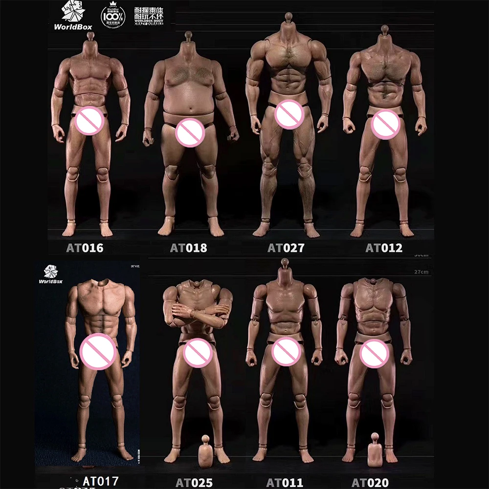 

WorldBox 1/6 Scale Male Soldier Muscle Body Set AT011 AT020 12’’action figure body