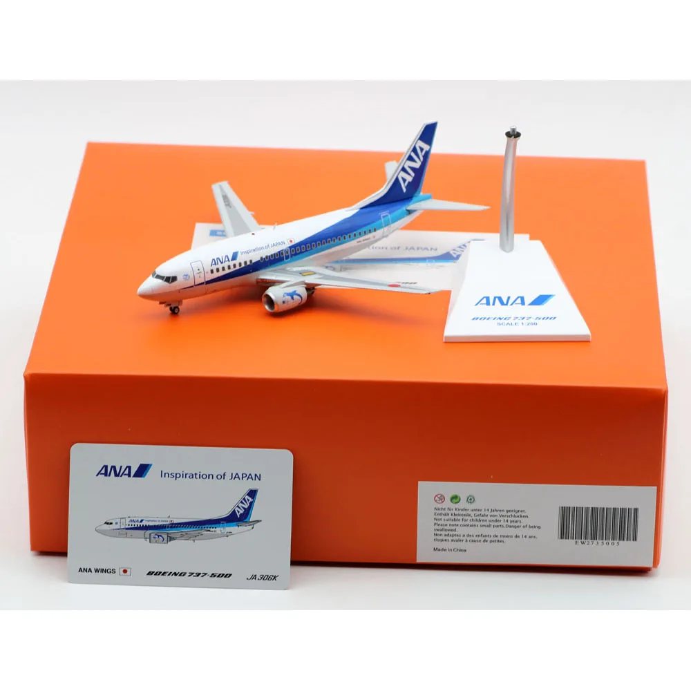 Коллекционный самолет 1:200 сплав подарок JC Крылья EW2735005 ANA Airlines Farewell Боинг 737-500