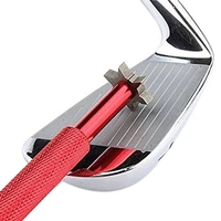 enhua groove sharpener with 6 heads golf club groove sharpener re grooving tool and cleaner for all irons pitching sand lob gap