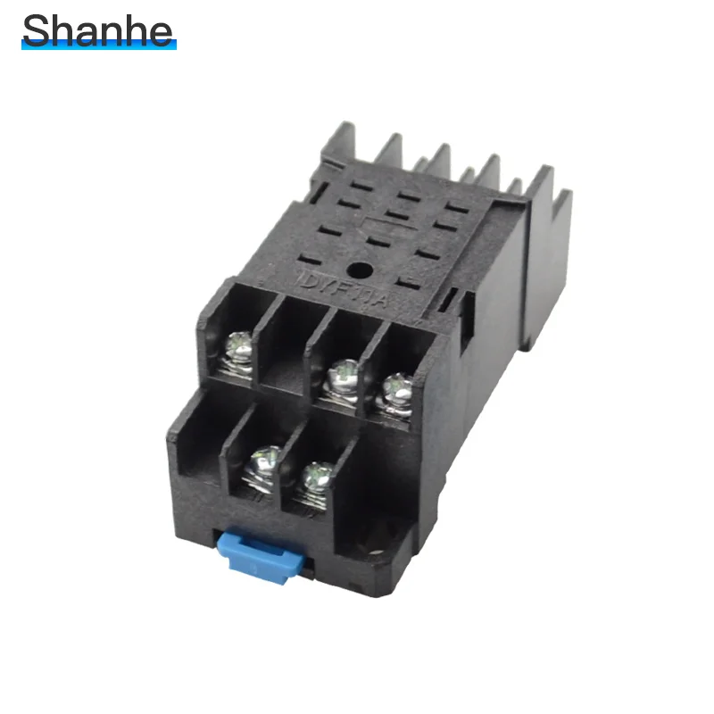 Силовое реле MY3NJ миниатюрное 11 контактов флуоресцентная база | Строительство и