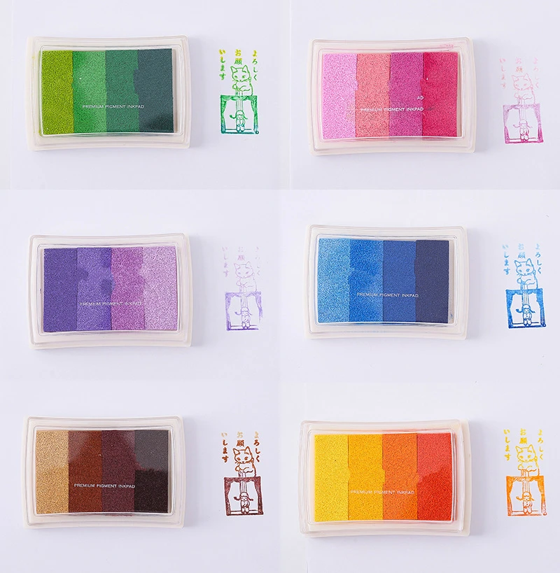 Высококачественная градиентная чернильная Подушка на масляной основе для