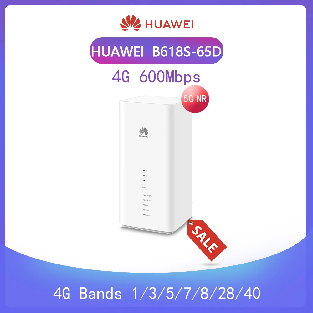 Разблокированный модем Huawei B618 B618S 65D 600 Мбит/с 4G LTE Cat11 CPE Roter с поддержкой B1/3/5/7/8/28/40 pk
