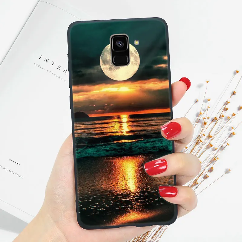 xx16 Чехол для samsung J4 Plus чехол Galaxy J6 плюс J3 J5 J7 чехол Крышка Глянцевая блестящая Coque - Цвет: xx16