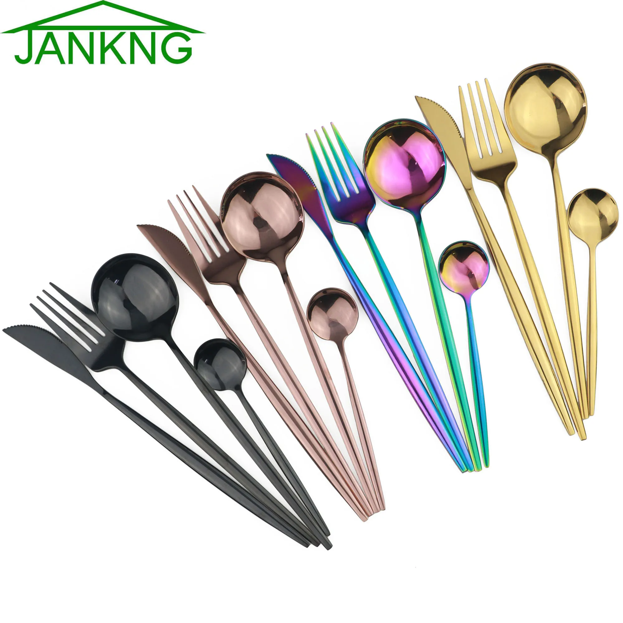 Набор столовых приборов из нержавеющей стали 24 шт./компл. 304|Столовые сервизы| |