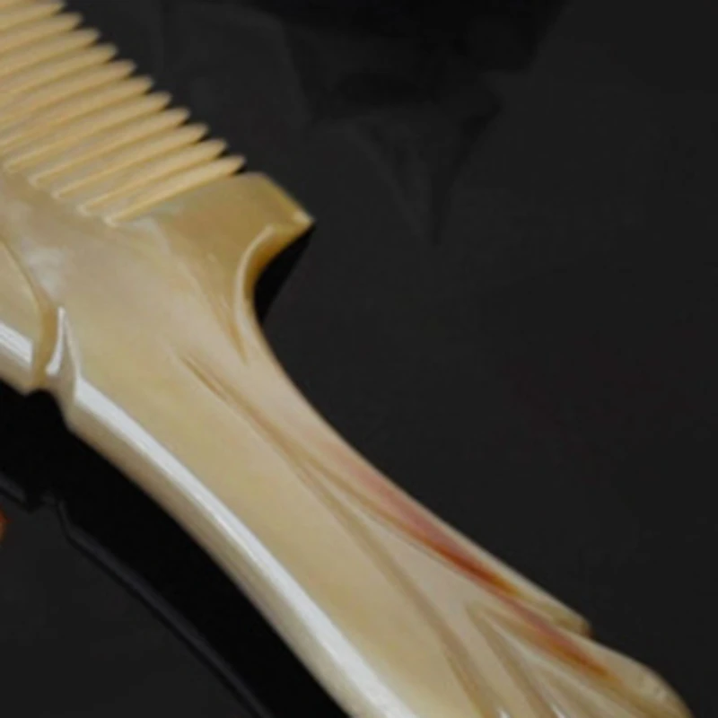 

Anti Static Ox Horn Comb Hair Massage Health Comb Natural Vietnam Horn Comb Anti-Static Hairdressing Comb