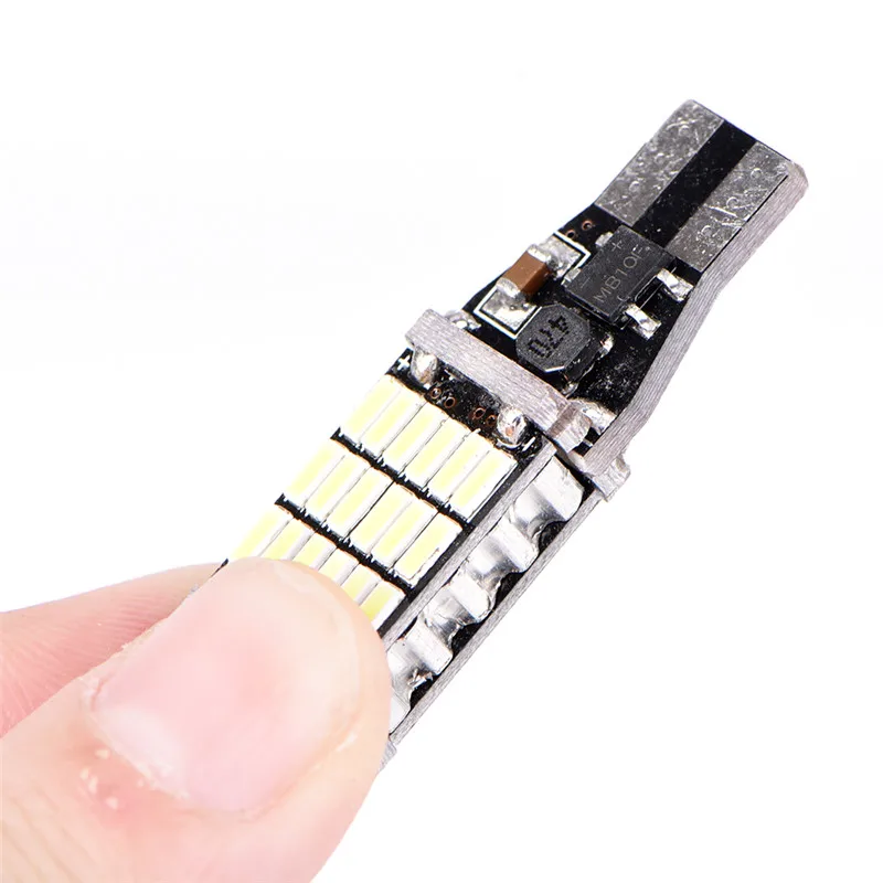 1 шт. автомобильные светодиодсветильник лампы T15 W16W 45 SMD 4014 без ошибок 6000 К белый (Д