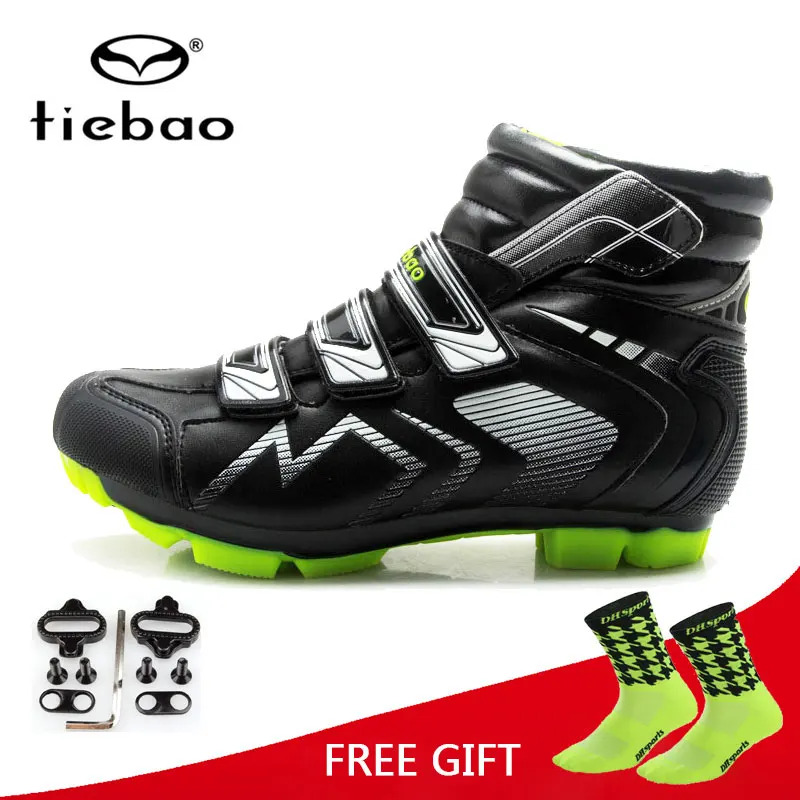 Tiebao/зимняя обувь для велоспорта; sapatilha ciclismo; MTB; обувь для шоссейного велосипеда; обувь для гонок; сохраняющая тепло; спортивная обувь; Botas; самозакрывающаяся велосипедная обувь