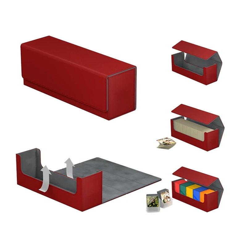 Высококачественная коробка для карт 400 + шт. чехол контейнер коллекции настольных
