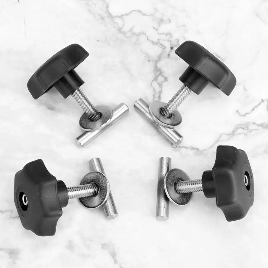 4Pcs Mounting Screws Locking Rail Stainless Steel T Bolts Fit for Multivan Bus T5 / T6 ab BJ 2003 Car Accessories | Автомобили и