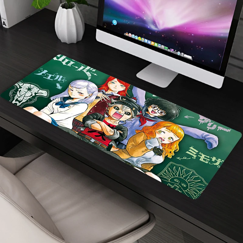 

Black Clover Mouse Pad Gamer Mouse Pads Computer Mouse Mat XXL Desk Mause Pad Keyboard Mouse Carpet Gaming Accessories Desk Mat