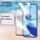 2 шт., защитная пленка для экрана Xiaomi Mi 11 lite 11, ультразащитное стекло, взрывозащищенное Закаленное стекло, пленка для Redmi Note 10S
