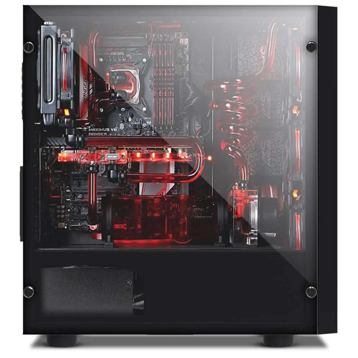 Чехол LEORY V3 ATX для игрового компьютера 8 портов вентилятора USB 3 0 материнской платы
