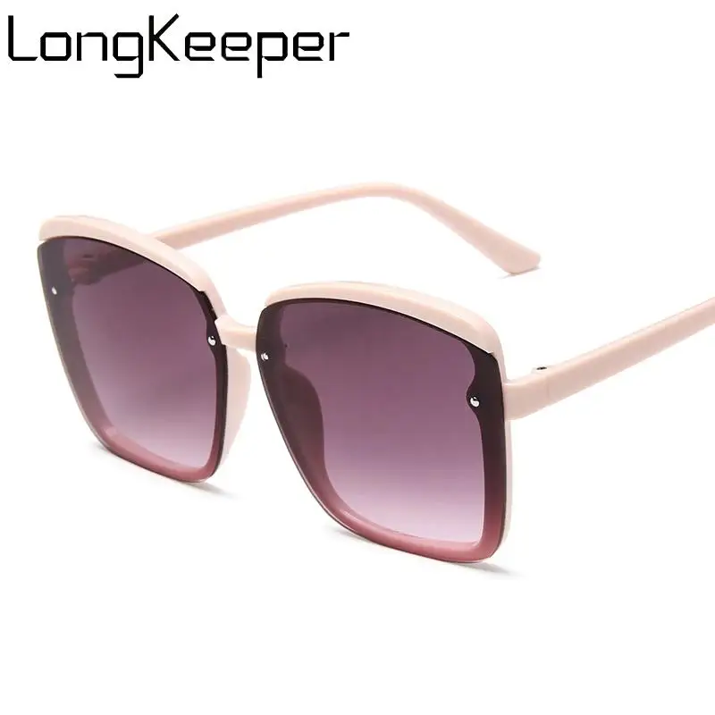 Женские винтажные Квадратные Солнцезащитные очки модные большие солнцезащитные