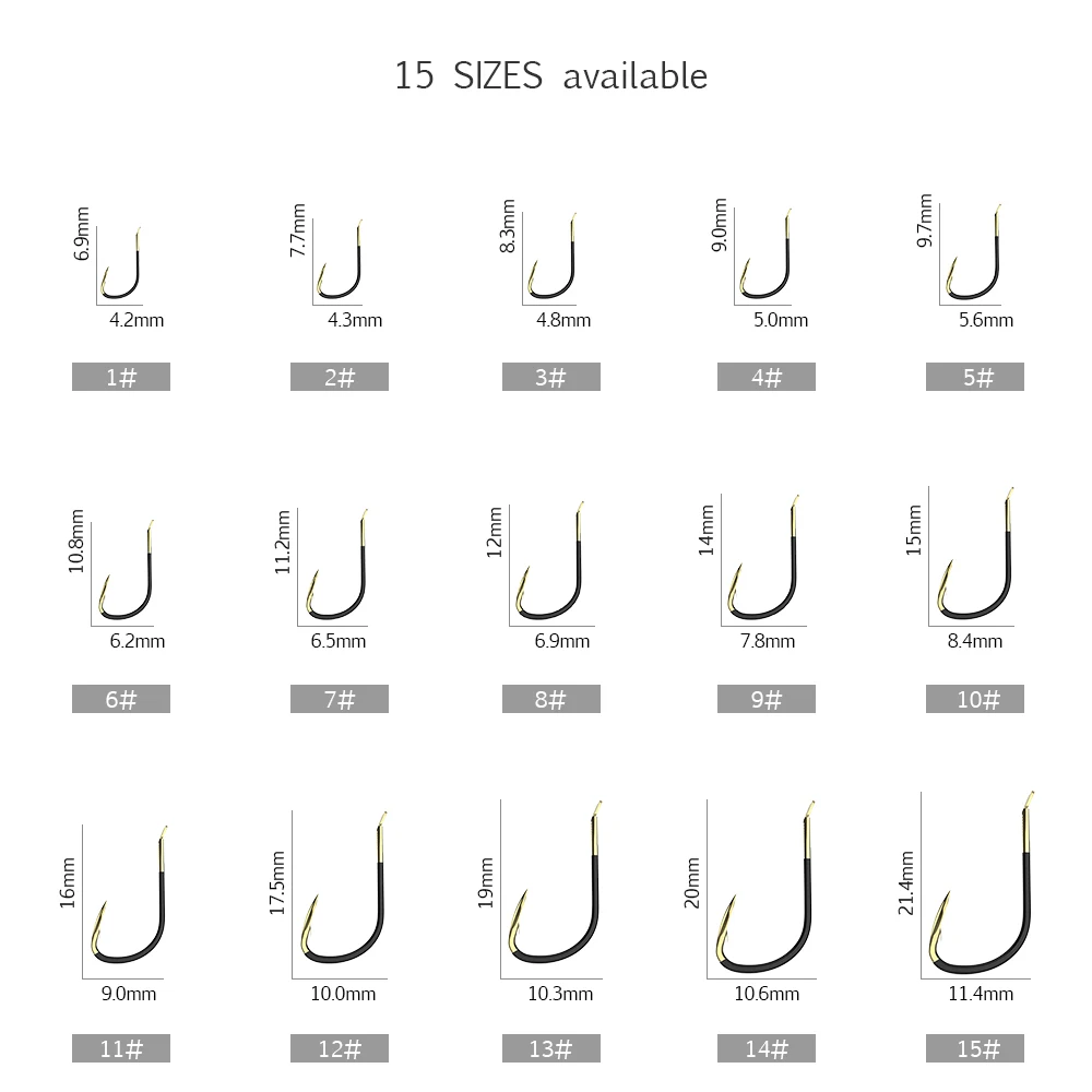 Рыболовный крючок 15 шт./компл. из вольфрамового сплава|Рыболовные крючки| |