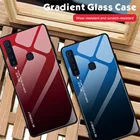 Для Samsung Galaxy A9 A9S A920 A7 A8 2018 чехол градиентный Aurora чехол из закаленного стекла для Galaxy A9 A920 2018 цветной гладкий Чехол