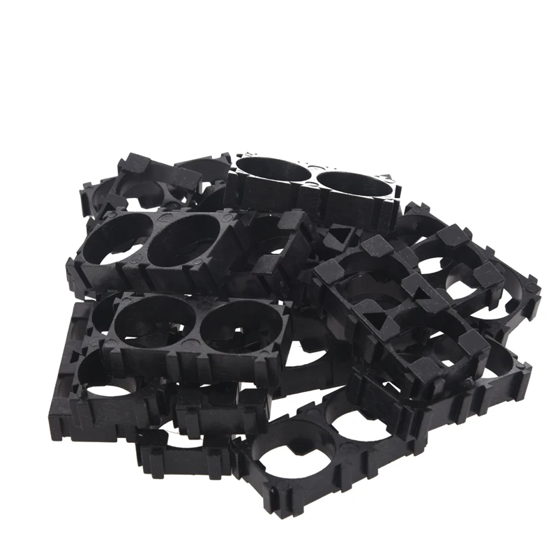 20x18650 литиевая батарея двойной держатель кронштейн для DIY сотового блока черный |