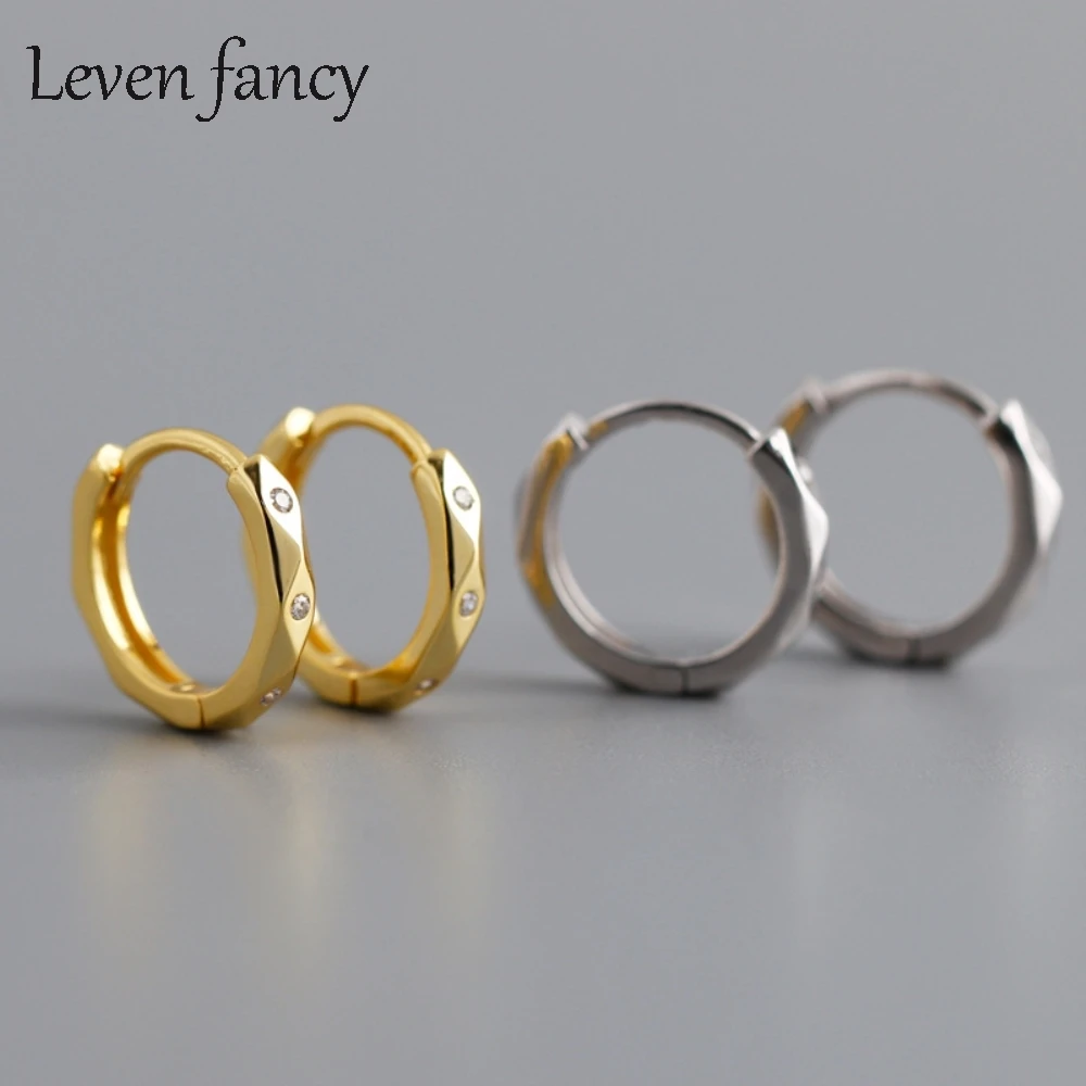 Женские серьги-кольца из серебра 925 пробы с бриллиантами | Украшения и аксессуары