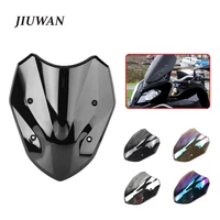 jiuwan 1pc motorcycle windscreen abs spoiler windshield for bmw s1000xr 2014 2018 wind deflectors decoration accessories