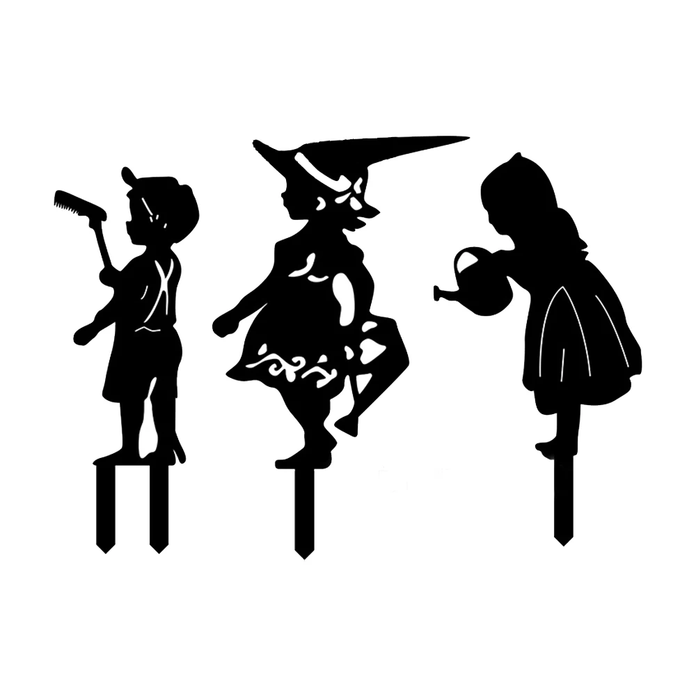 

3Pcs Garden Decor Metal Branch Art Sculpture Walnut Home Decor Sign Lawn Yard Garden Statue Easter Spring Halloween Decoration