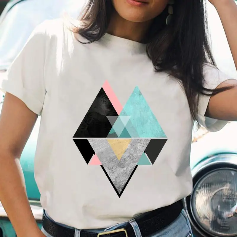 

Women Cartoon T-shirts 2021 Style New Regular Ladies T Top Shirt Print Female Graphic Fashion Tee O-neck Short Sleeve T-Shirt