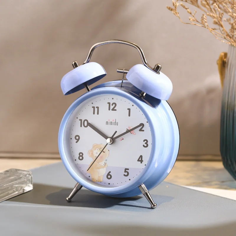 Симпатичные Детские будильники светодиодный Ной подсветкой 3 дюйма студенческие