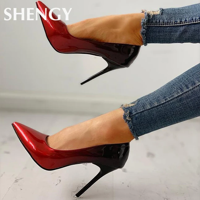 Новинка Женская летняя обувь на высоком тонком каблуке Высота каблука 10 см с