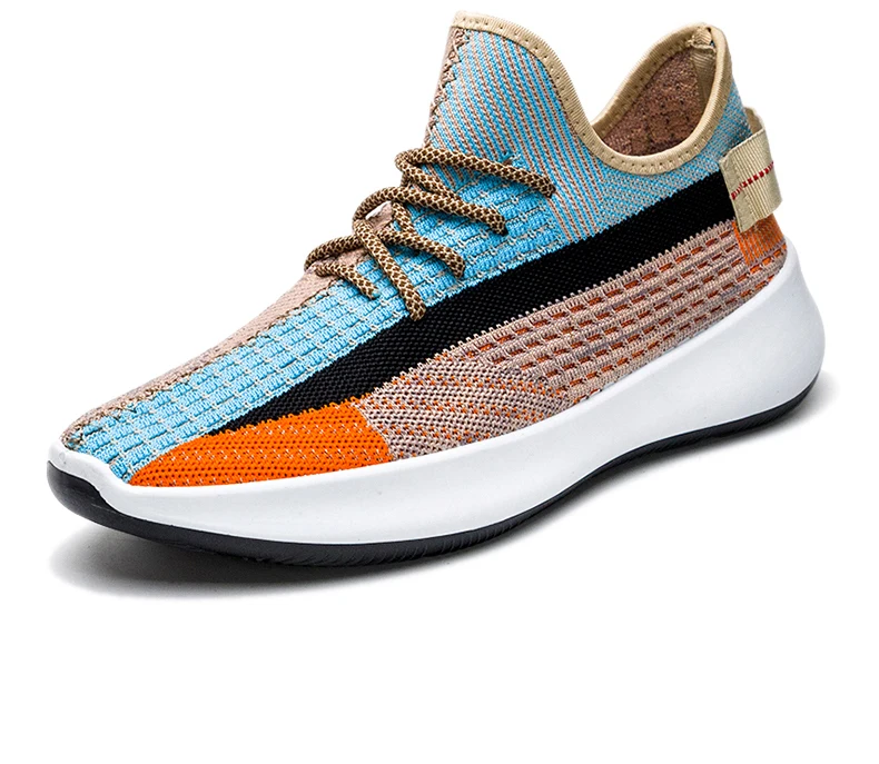 

Кроссовки мужские сетчатые с круглым носком, Модная легкая повседневная обувь на шнуровке, Вулканизированная подошва, прогулочные кеды