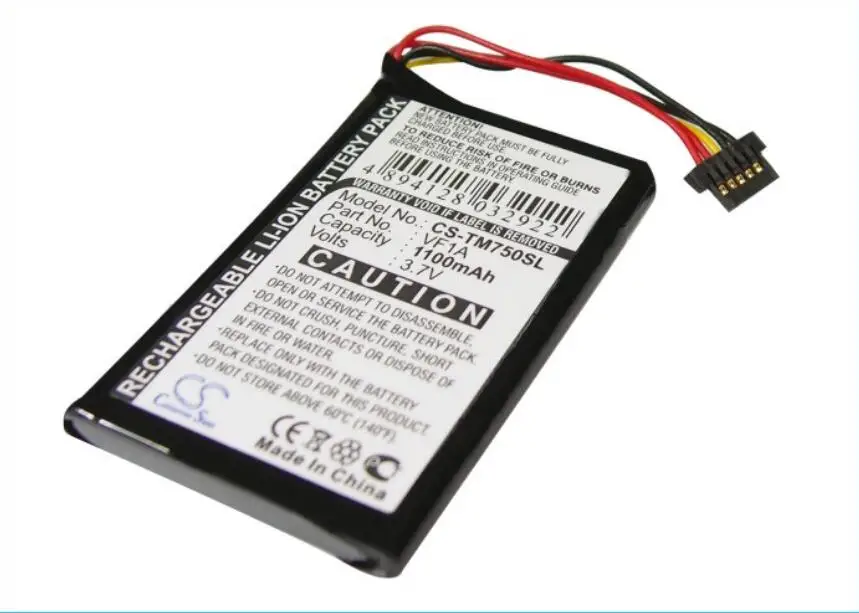 

CameronSino for TOMTOM 4CP0.002.06 Go 740 Live Go 740TM Go 750 Go 750 Live AHL03711012 HM9440232488 VF1A battery