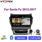 Автомагнитола Vtopek, мультимедийный видеоплеер на Android 10,0, 9 дюймов, 2din, GPS, DSP, RDS, для Hyundai Santa Fe 3 2013-2017