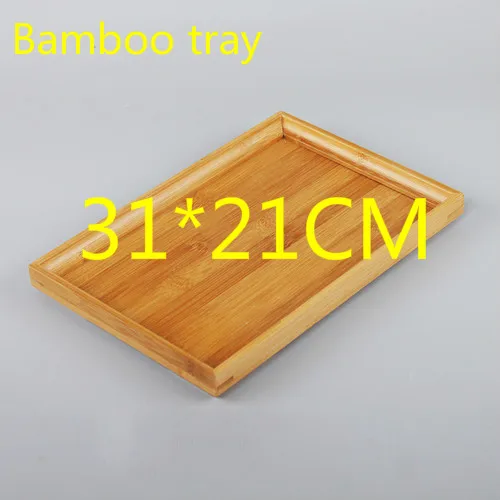 Bamboo tray Набор аксессуаров для ванной комнаты Керамический диспенсер для мыла держатель для зубных щеток стакан мыльница ватный тампон ароматерапия предметы домашнего обихода - Цвет: Bamboo tray